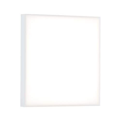 Paulmann LED Velora angolare incl. 1 lampada dimmerabile da 12W bianco opaco pannello luminoso luce da soffitto 3000K 12 W, 3-step Dimm, ▭ 225x225mm