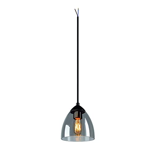 SLV Lampada a sospensione PARA CONE GL/Soggiorno, illuminazione interna, lampada da sala da pranzo, LED, GU10, 25 W, colore: Nero