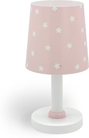 Dalber Lampada da tavolo o comodino per bambini Star Light stelle Rosa