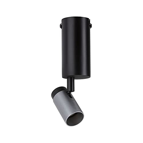 Paulmann Neordic Runa Max. 20 W dimmerabile Parete Nero Antracite Soggiorno Metallo Lampada da soffitto GU10