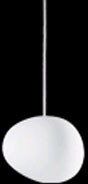 Foscarini Gregg Lampada a Sospensione, Piccola, G9, 33 watts, Bianco