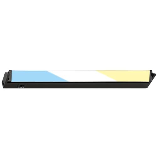 Briloner Luce sottopensile LED orientabile, LED sottopensile CCT per cucina, temperatura di colore regolabile, luce per armadi, nero, 54,5 cm
