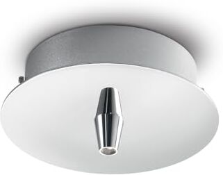 Ideal Lux rosone Metallo 1 Luce Round Cromo rosone d 10 x h 4,5 cm