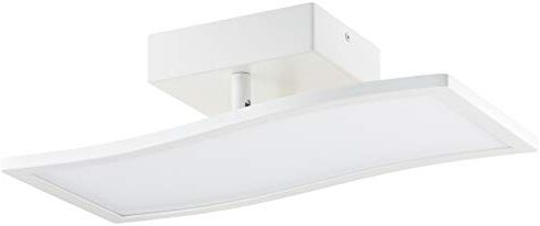 Brilliant Valma Pannello da soffitto in metallo, 40 x 18 cm, 20 W, colore: Bianco