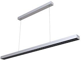 V-TAC Plafoniera LED Chip Samsung a Sospensione 60W Lineare Colore Argento 4000K