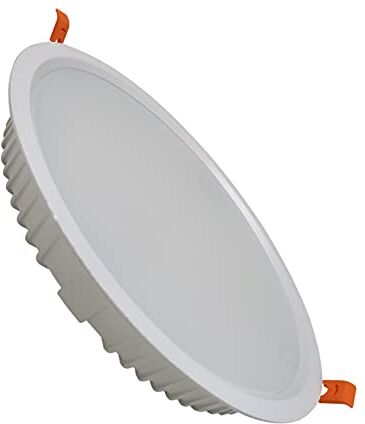 LED ATOMANT Pannello LED Downlight da Incasso Rotondo 225mm 32W, Colore Bianco Freddo (6500K), 2800 Lumen, Taglio 205mm, Driver incluso