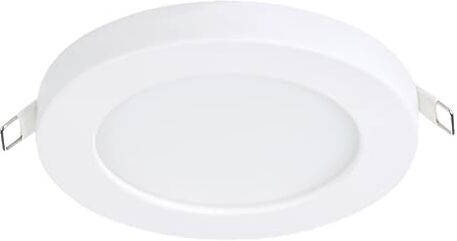 Eglo Fueva Flex Faretto da incasso LED, plafoniera rotonda, lampada da soffitto in alluminio e plastica in bianco, colore luce bianco neutro, Ø 11,7 cm