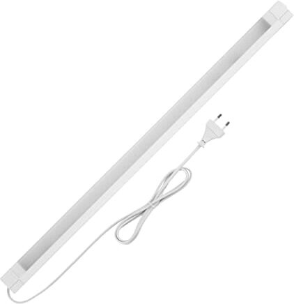 REV Z600 Lampada LED da Incasso, 60 cm, 15.000 h, 8 W, 480 Lu, 3000 K, Bianco