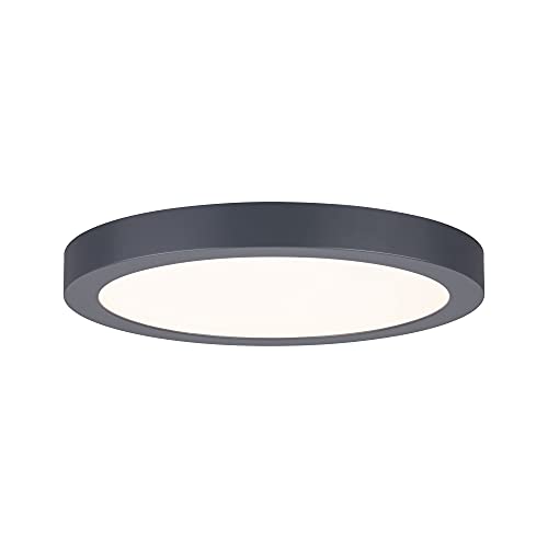 Paulmann 70986 Pannello LED Abia 300mm bianco caldo incl. 1x22 W blu grigio scuro opaco lampada da soffitto plastica 2700 K