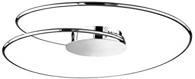 WOFI Lampada da soffitto Integriert, 31 W, Chrom, Diametro 70 cm