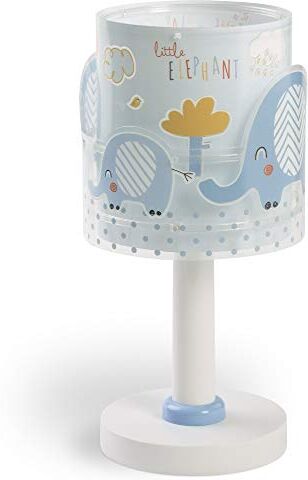 Dalber Lampada da comodino Little Elephant Elefante Blu