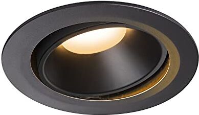 SLV lampada a incasso da soffitto NUMINOS® MOVE DL XL/faretto LED, lampada a stelo, faretto da soffitto, lampada da soffitto / 2700K 37,4W 3300lm nero 55 gradi