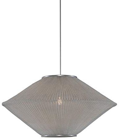 Arturo Alvarez Lampadario a Sospensione Ura 1 Luce LED Dimmerabile Grigio 50x50x28 centimetri (Referenza: )