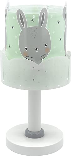 Dalber Lampada da tavolo per bambini Baby Bunny Verde Conejito Verde