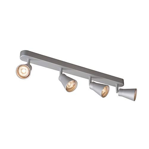 SLV Grigio AVO CW Quad/Illuminazione Interni, Lampada a plafone da Parete, faretto da soffitto / GU10 50W 0 W