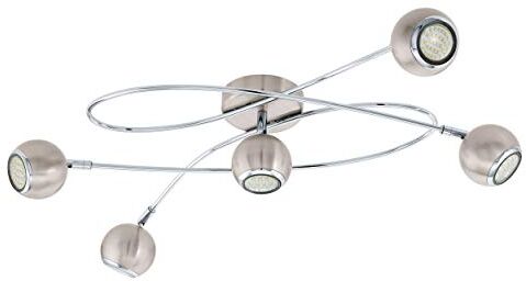 Eglo LOCANDA Lampadario a Sospensione 3 W, Argento