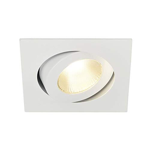 SLV lampada a incasso da soffitto CONTONE/faretto LED, lampada a stelo, faretto da soffitto, lampada da soffitto / 3000K 16W 890lm bianco dimmerabile 30 gradi
