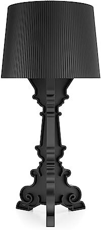 Kartell Lampada da Tavolo 5 W, Nero Mat