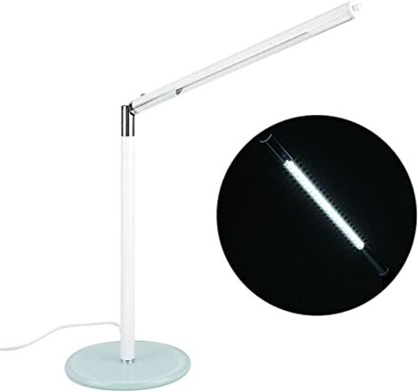 Generic Lampada da Tavolo a LED Semplice per Protezione Occhi Lampada da Scrivania Regolabile per Camera da Letto, Alta luminosità, Nessuna Luce Stroboscopica, Nessuna Radiazione, Nessun