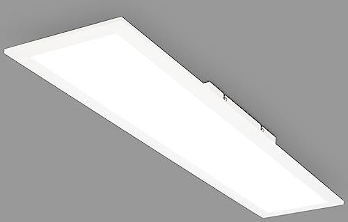 Briloner Plafoniera da bagno, plafoniera LED, lampada LED, lampada da bagno IP44, pannello LED, lampada da bagno, luce bianca neutra 4.000K, 78L x 18l x 6,5H cm