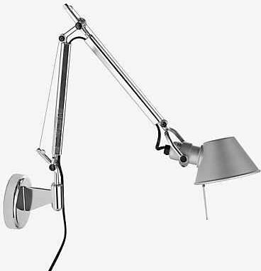 Artemide Tolomeo Micro parete Aluminium