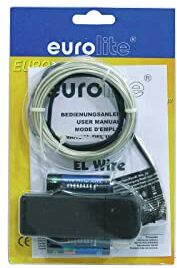 EuroLite – Cavo EL (2 mm, 2 m), azzurro