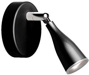 V-TAC Lampada da Muro LED 4.5W, Wall Light, Nero, 3000K