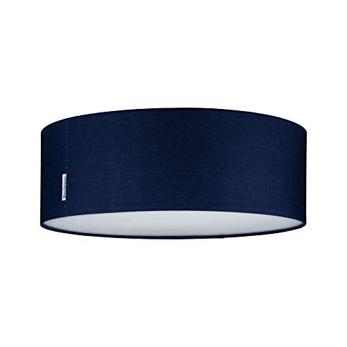 Paulmann Plafoniera Mari 2 lampade per soffitto da max. 20 Watt blu lampada per soggiorno tessuto lampada per corridoio E27