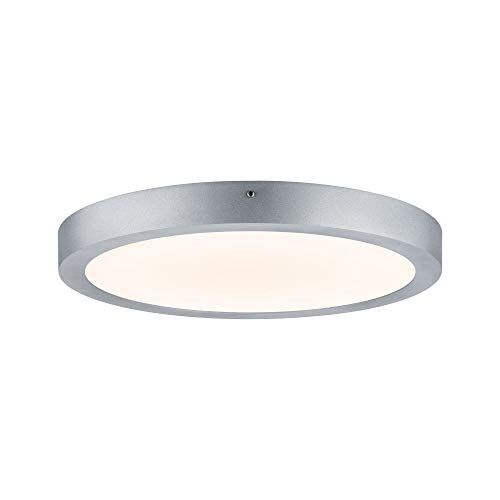 Paulmann 70656 Plafoniera/Applique Lunar LED-Panel 21,8W 230V Cromo Opaco all. Integriert, 21.8 W, Chrome Matt, Ø 400mm