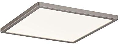 Paulmann Panel dimmable  Pannello LED Areo angolare incl. 1x12 Watt IP44 dimmerabile Nichel Opaco soffitto plastica Lampada per Soggiorno 3000 K 12 W, Nickel Matt, 930lm