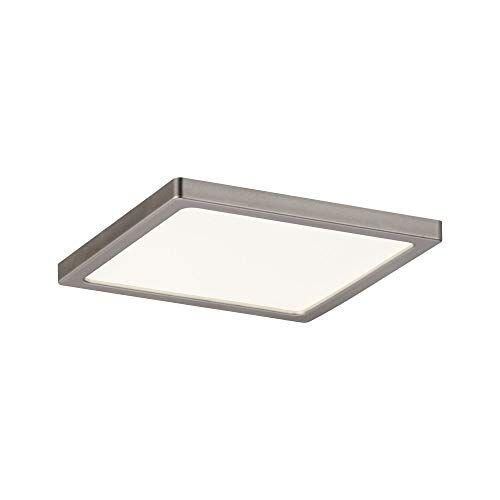 Paulmann Panel IP22  Pannello LED Areo angolare incl. 1 8 Watt Nichel Opaco soffitto plastica Lampada per Soggiorno 3000 K 8 W, Nickel Matt, 580lm