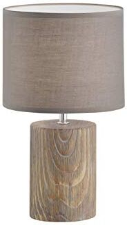 Fischer & Honsel Fischer&Honsel Malik Lampada da tavolo in cemento, 40 W, colore: Legno