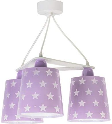 Dalber Lampada da soffitto E-27, Stella porpora, Multicolore, 39 x 39 x 21