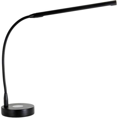 Gewa Piano Light PL-39, lampada musicale, lampada da leggio (luminosità dimmerabile, funzionamento intuitivo, facile regolazione, sostenibilità e risparmio energetico, colore moderno), nero opaco