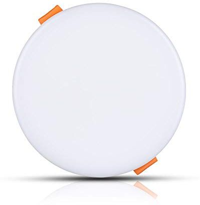 V-TAC MINI PANNELLO TONDO LED CHIP SAMSUNG 10W COLORE BIANCO MATERIALE ALLUMINIO LUCE CALDA 3000K VT-610RD