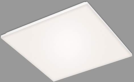 Briloner Leuchten Pannello LED, plafoniera LED, senza bordo, 38 Watt, 3.800 Lumen, 4.000 Kelvin, bianco, 595x595x75mm (LxPxH)