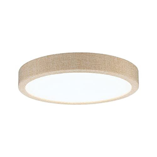 Paulmann Pannello LED Cosara Rotondo 15W IP44 1300lm 300mm plafoniera Beige plastica/Tessuto 4000K Lampada per Il Bagno 15 W