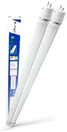 V-TAC TUBO LED 60 90 120 150 cm NEON T8 T5 G13 BARRA PLAFONIERA STAGNA SOFFITTO  (Bianco Caldo, GV53)