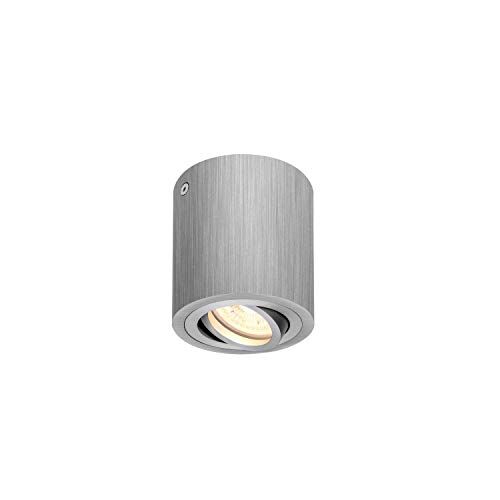 SLV Alluminio TRILEDO CL Stelo, faretto soffitto, Lampada a plafone, Illuminazione per Interni / GU10 10W 0 W
