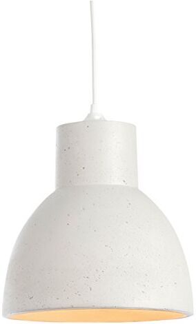 Lussiol Luminaire Studio Block 25 Bianco, Sospensione Cemento, 60 W, Bianco, Ø 25 x H 25 cm