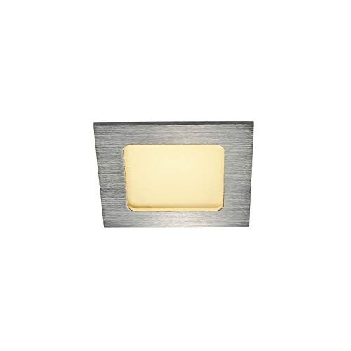 SLV Frame Basic LED, plafone, Lampada a Incasso da Parete, faretto da soffitto / 3000K 8,6W 445lm Alluminio 90 Gradi 8.6 W