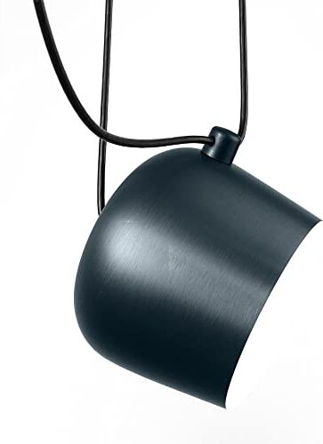 Flos Aim Small Lampadario a sospensione, 12 Watt, 24,3 cm, colore: Nero