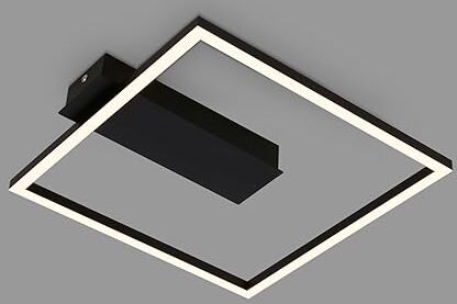 Briloner Lampada da soffitto LED Frame, lampada da soffitto LED bianco caldo, lampada 12W, lampada da soggiorno, lampada da camera da letto, 320x300x50 mm (LxLxH)