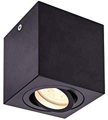 SLV lampada a plafone da soffitto TRILEDO CL/faretto, lampada a stelo, faretto da soffitto, lampada da soffitto, lampada a plafone, illuminazione per interni / GU10 10W nero