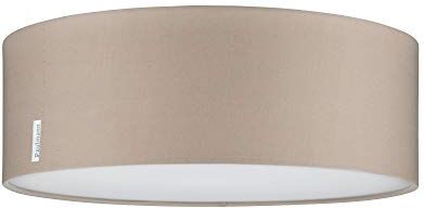 Paulmann Plafoniera Mari 2 lampade per soffitto da max. 20 Watt beige lampada per soggiorno tessuto lampada per corridoio E27