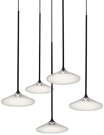 Artemide Orsa Cluster 5 Lampada, Nero/Trasparente