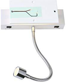 SLV Mana/Illuminazione Interni, LED, Lampada a plafone, faretto da Parete / 3000K 11W 570 80lm Bianco 30 Gradi 11 W