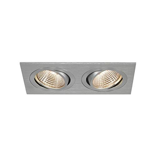 SLV Incasso New TRIA 2 Set LED, Stelo, faretto, Lampada da soffitto / 2700K 14W 1160lm Alluminio 38 Gradi 14 W