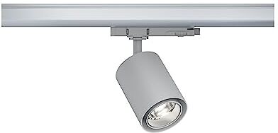 Paulmann ProRail3 Spot LED Kratos 50° 2000lm 18,5W 4000K 230V Argentato Sistema di Illuminazione a Binario 18.5 W, Argento