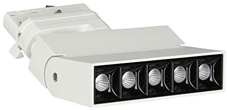 V-TAC Faretto Lampada Led Lineare da Binario Trifase Regolabile 12W UGR<19 CRI>90 Chip Samsung (BIANCA, 4000K)